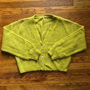 Free People Cropped Cardigan
